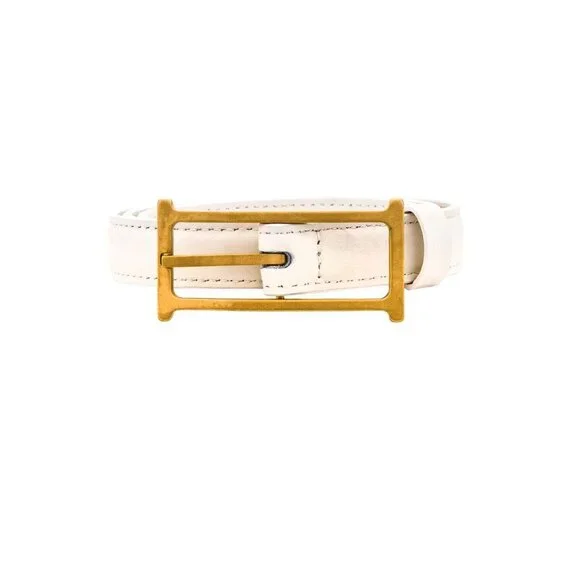 NEW Helsa Logo Mini Belt White - Size S
